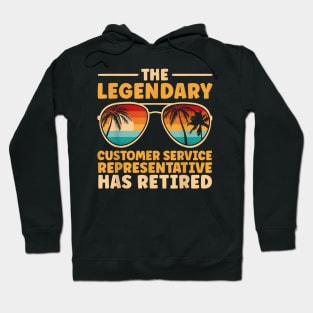 Retired Customer Service Representative Retirement Hoodie